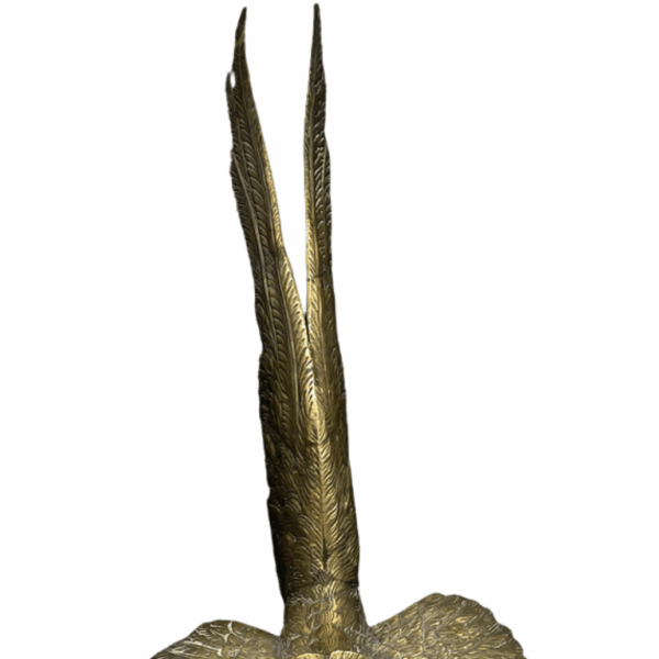 Sculture di uccelli mitologici in metallo, Francia, fine XIX secolo - immagine 8
