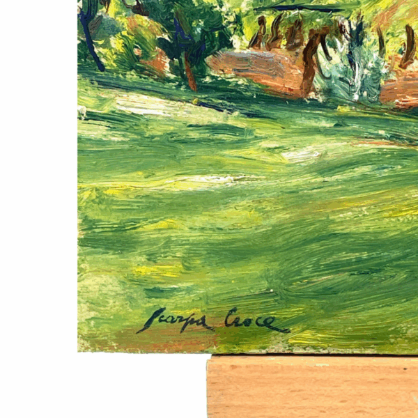 Coppia di dipinti ad olio di Luigi Scarpa Croce, fine anni '50 - immagine 7