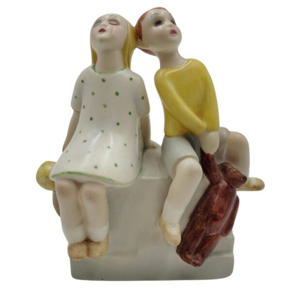 Ceramica decorata "Bambini" del 1930, Manifattura Lenci, Italia