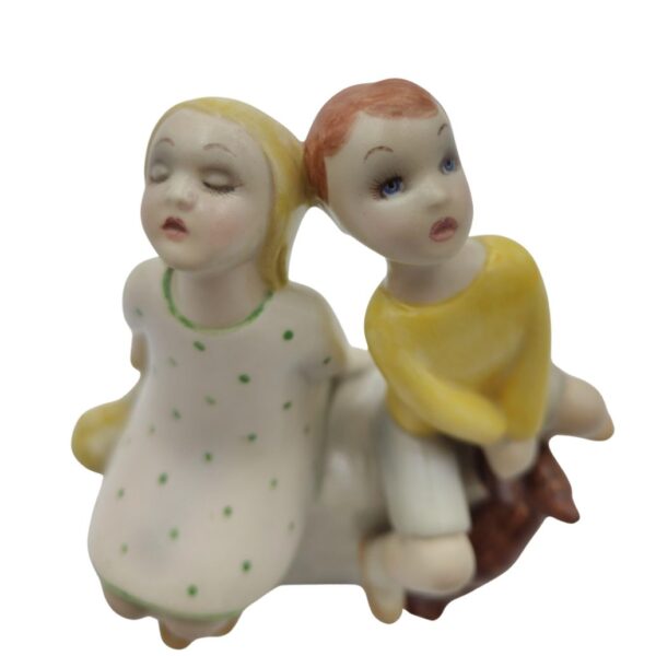 Ceramica decorata "Bambini" del 1930, Manifattura Lenci, Italia - immagine 2
