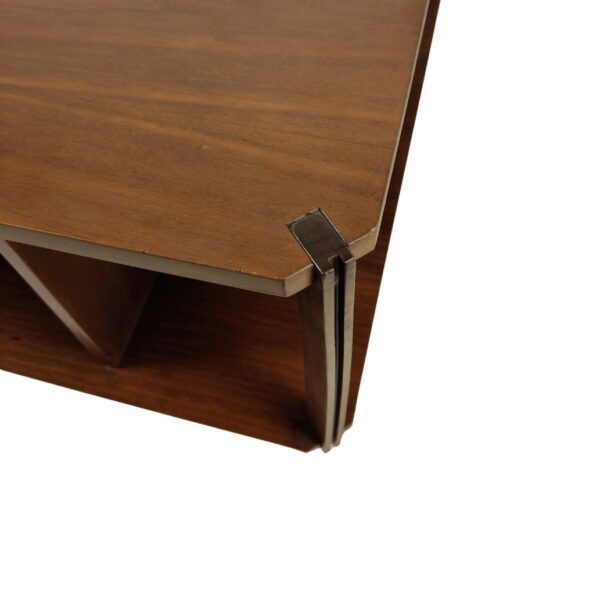 Tavolino "Square" in legno di noce di Marco Zanuso per Arflex, Italia, 1965 - immagine 5