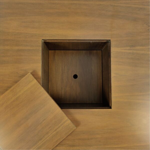 Tavolino "Square" in legno di noce di Marco Zanuso per Arflex, Italia, 1965 - immagine 7