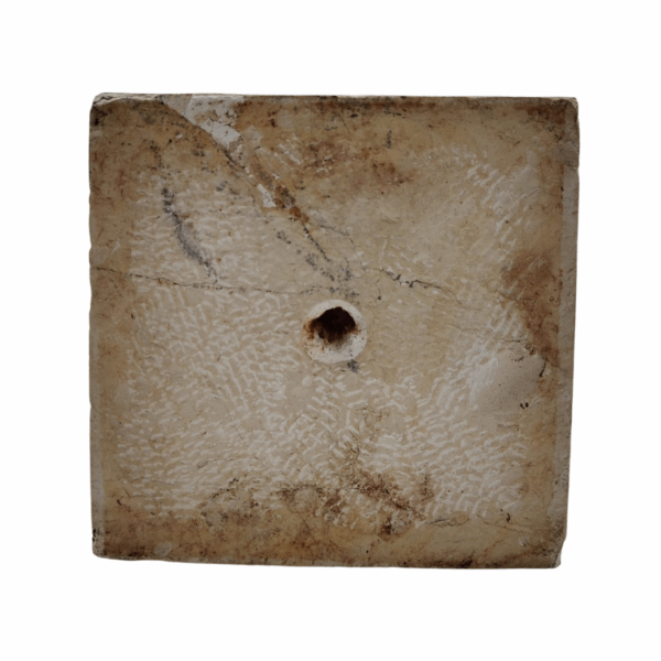 Elemento architettonico in marmo botticino, colonna tornita, Italia - immagine 5