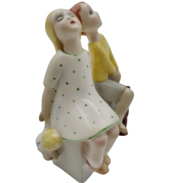 Ceramica decorata "Bambini" del 1930, Manifattura Lenci, Italia - immagine 5