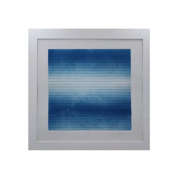Luigi Senesi, litografia "Interazione n. 1", 1972, Italia