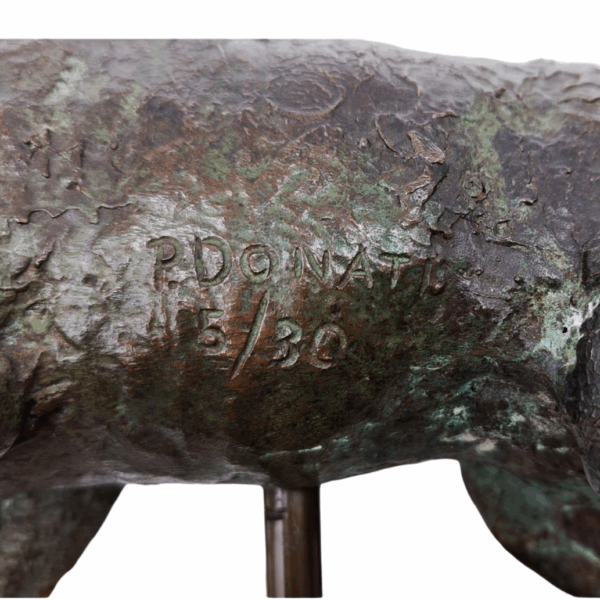 Cavallo in corsa in bronzo di Piero Augusto Donati, n°5/30, Italia, anni '80/'90 - immagine 8