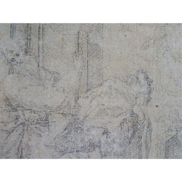 Disegno a matita su carta attribuito a Sebastiano Ricci - immagine 7