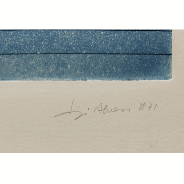 Luigi Senesi, litografia "Interazione n. 1", 1972, Italia - immagine 8