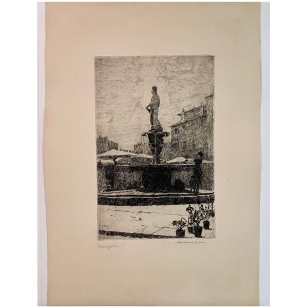 Ettore Beraldini - Veduta della Fontana Madonna Verona - immagine 3