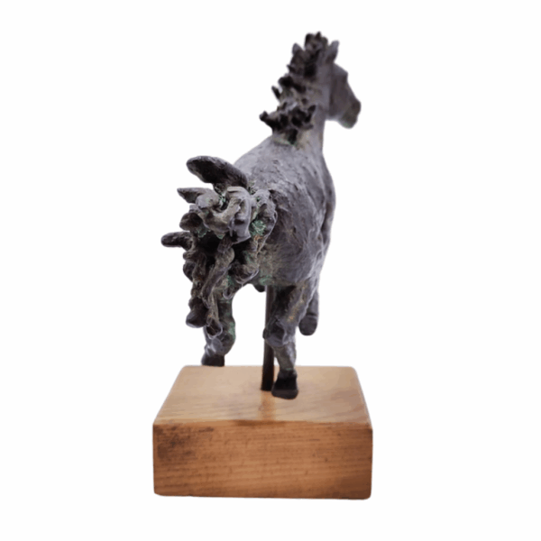 Cavallo in corsa in bronzo di Piero Augusto Donati, n°5/30, Italia, anni '80/'90 - immagine 4