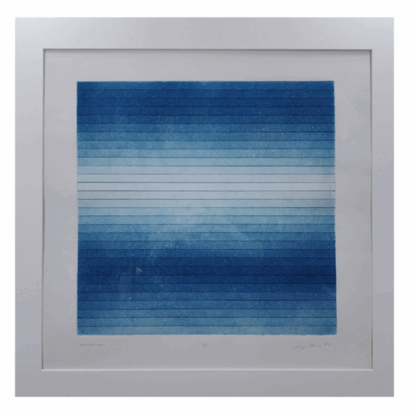 Luigi Senesi, litografia "Interazione n. 1", 1972, Italia - immagine 2
