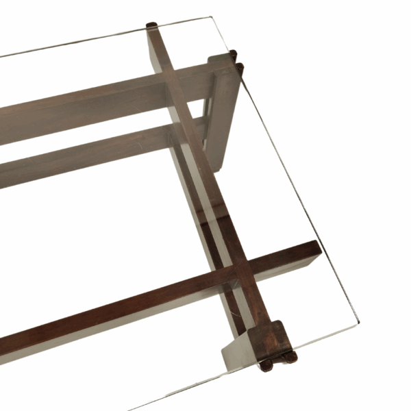 Tavolino in legno e vetro di Ico Parisi, modello 751, per Cassina - 1962, Italia - immagine 5