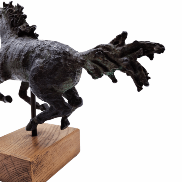 Cavallo in corsa in bronzo di Piero Augusto Donati, n°5/30, Italia, anni '80/'90 - immagine 7