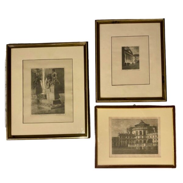 Fotografie di Torino di Domenico Riccardo Peretti Griva (set di 3)