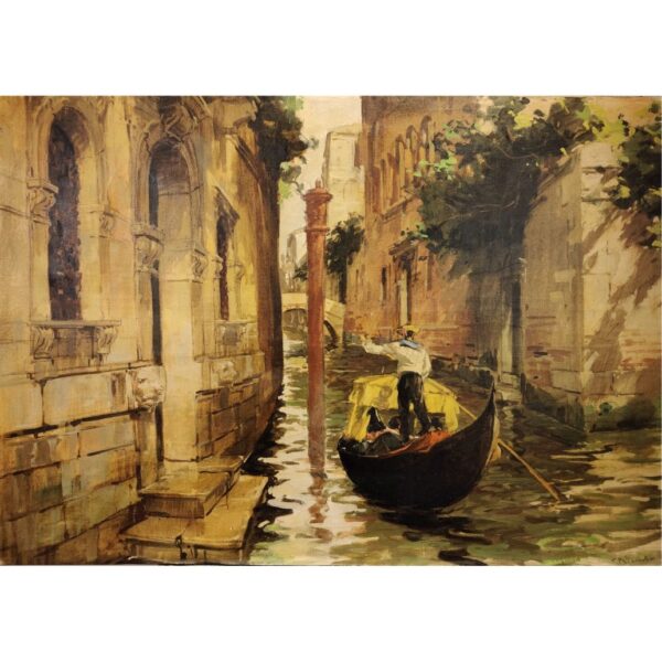 Cosimo Privato, "Canale veneziano", Italia, anni '30