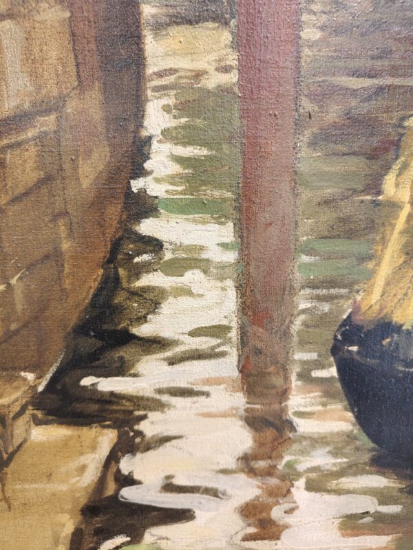 Cosimo Privato, "Canale veneziano", Italia, anni '30 - immagine 6