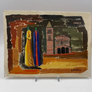 Giancarlo Cocchia - Chiesa con figure